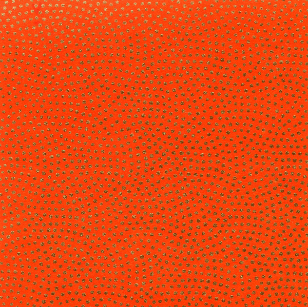Papier japonais Samekomon – Points dorés sur fond orange –